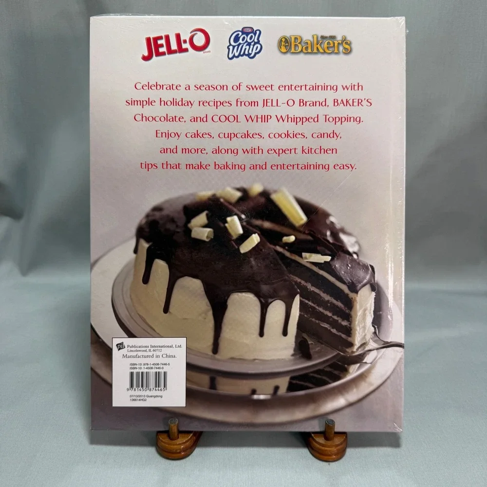Jello Cool Whip Bakers Holiday Desserts Cookbook Large-Print Edition 2013 New